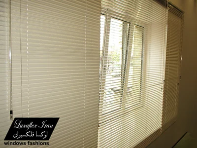 پرده کرکره آلومینیومی 25میلی‌متری ساده
